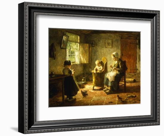 An Idle Afternoon, 1920-Evert Pieters-Framed Giclee Print