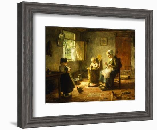 An Idle Afternoon-Evert Pieters-Framed Giclee Print