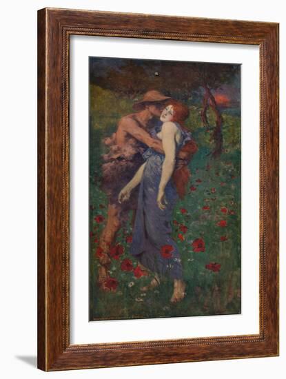 'An Idyll', 1891, (c1915)-Maurice Greiffenhagen-Framed Giclee Print