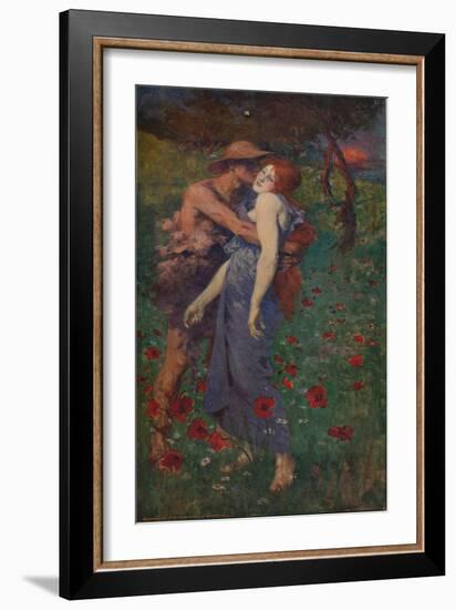 'An Idyll', 1891, (c1915)-Maurice Greiffenhagen-Framed Giclee Print