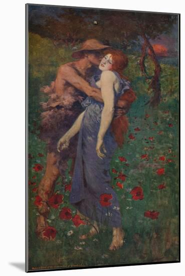 'An Idyll', 1891, (c1915)-Maurice Greiffenhagen-Mounted Giclee Print