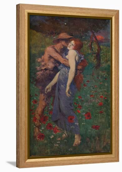 'An Idyll', 1891, (c1915)-Maurice Greiffenhagen-Framed Premier Image Canvas