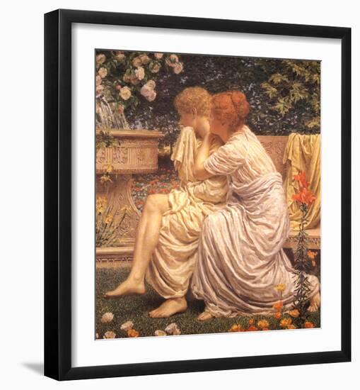 An Idyll-Albert Joseph Moore-Framed Art Print