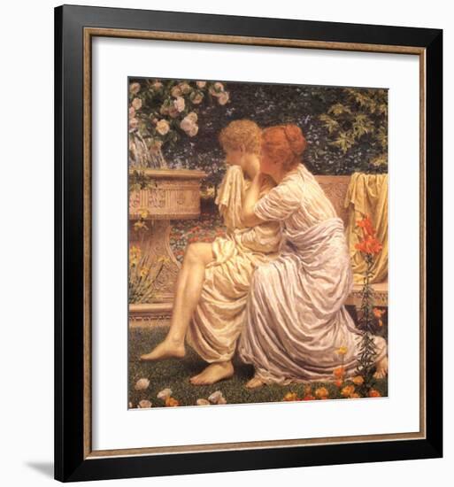 An Idyll-Albert Joseph Moore-Framed Art Print