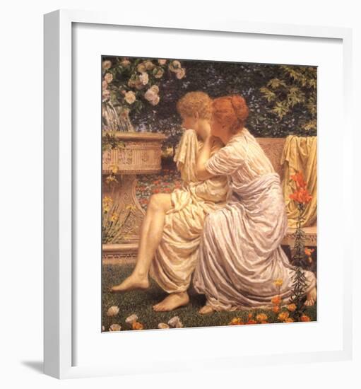 An Idyll-Albert Joseph Moore-Framed Art Print