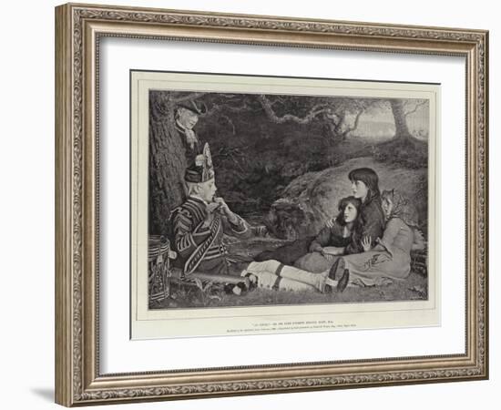 An Idyll-John Everett Millais-Framed Giclee Print