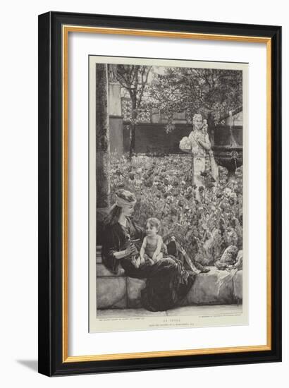 An Idyll-Sir Lawrence Alma-Tadema-Framed Giclee Print