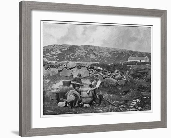 An Illicit Still in Donegal (Ireland)-null-Framed Photographic Print