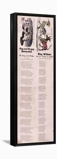 An Illustrated Songsheet, 1831-null-Framed Premier Image Canvas