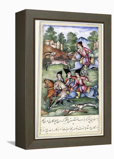 An Illustration from 'Qabus Nameh', 19th Century-null-Framed Premier Image Canvas