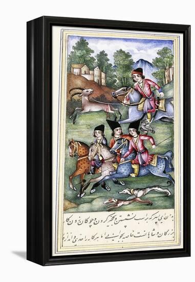 An Illustration from 'Qabus Nameh', 19th Century-null-Framed Premier Image Canvas