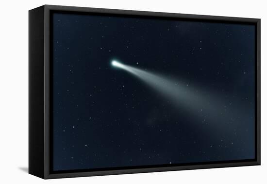 An Image of a Comet in the Deep Space-magann-Framed Premier Image Canvas