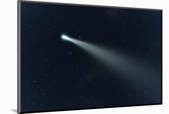An Image of a Comet in the Deep Space-magann-Mounted Photographic Print