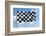 An Image Of A Formula1 Flag In The Blue Sky-magann-Framed Photographic Print