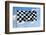 An Image Of A Formula1 Flag In The Blue Sky-magann-Framed Photographic Print