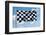 An Image Of A Formula1 Flag In The Blue Sky-magann-Framed Photographic Print