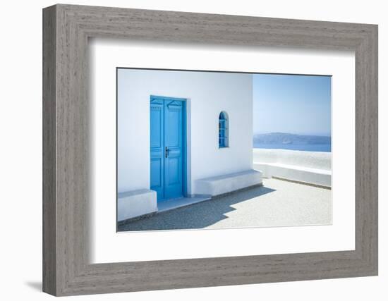 An Image of a Nice Santorini View-magann-Framed Photographic Print