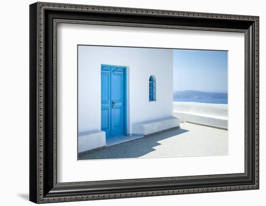 An Image of a Nice Santorini View-magann-Framed Photographic Print