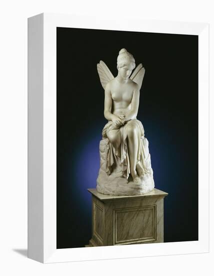 An Important Italian White Marble Figure of Psyche Abandoned, 1st Half 19th Century-Pietro Tenerani-Framed Premier Image Canvas