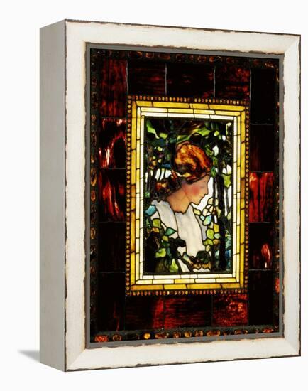 An Important Leaded Glass Portrait Window, Dated Prior 1900-Tiffany Studios-Framed Premier Image Canvas