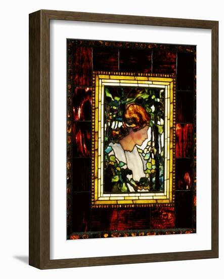 An Important Leaded Glass Portrait Window, Dated Prior 1900-Tiffany Studios-Framed Giclee Print