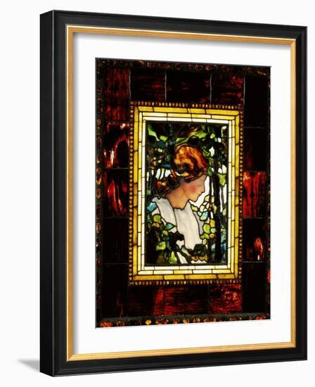 An Important Leaded Glass Portrait Window, Dated Prior 1900-Tiffany Studios-Framed Giclee Print