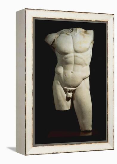 An Important Roman Marble Torso of the Diadumenos of Polykeitos-null-Framed Premier Image Canvas