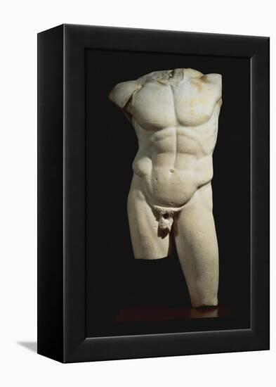 An Important Roman Marble Torso of the Diadumenos of Polykeitos-null-Framed Premier Image Canvas