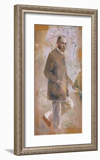 An Impressionist (Tom Roberts)-Charles Conder-Framed Premium Giclee Print