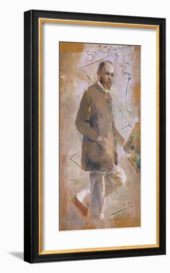 An Impressionist (Tom Roberts)-Charles Conder-Framed Premium Giclee Print