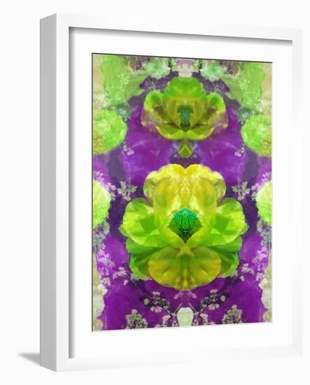 An Impressionistic and Dreamy Floral Montage-Alaya Gadeh-Framed Photographic Print