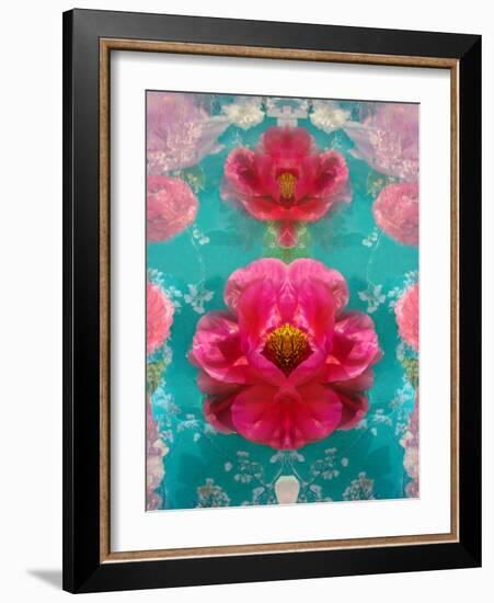 An Impressionistic and Dreamy Floral Montage-Alaya Gadeh-Framed Photographic Print