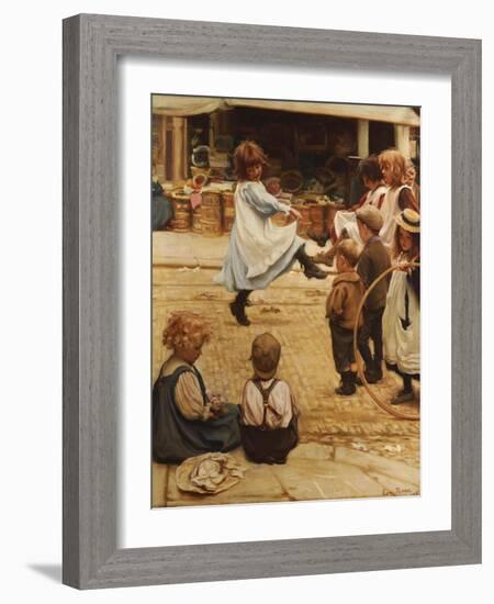 An Impromptu Ball, 1899-Eva Roos-Framed Giclee Print