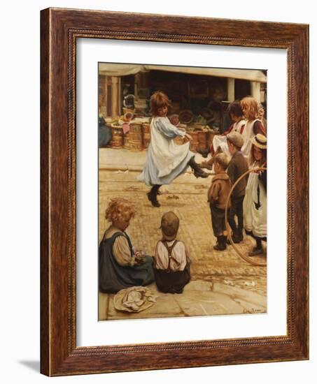 An Impromptu Ball, 1899-Eva Roos-Framed Giclee Print