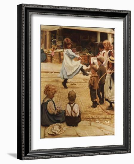 An Impromptu Ball, 1899-Eva Roos-Framed Giclee Print