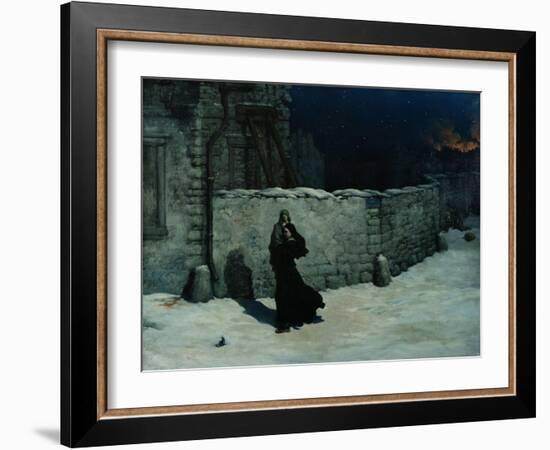 An Incident During the Siege of Paris-Gustave Doré-Framed Giclee Print