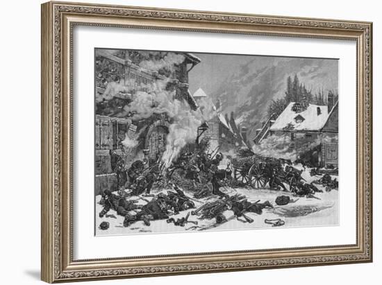 'An Incident In The Battle of Villersexel', 1902-Unknown-Framed Giclee Print