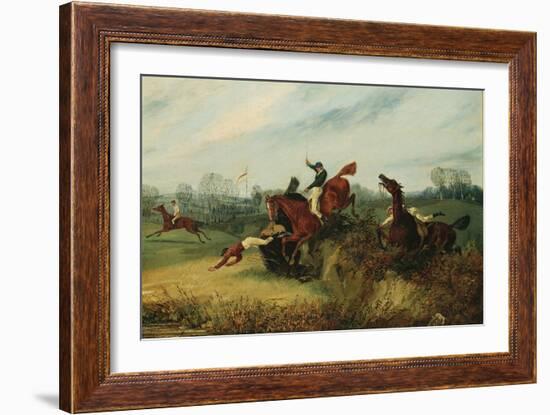 An Incident in the Lucas Winter Meeting-Henry Thomas Alken-Framed Giclee Print