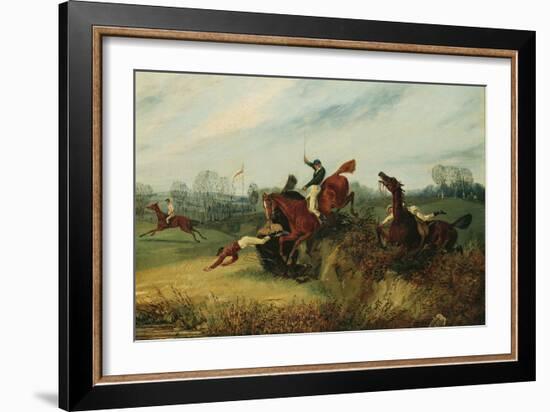 An Incident in the Lucas Winter Meeting-Henry Thomas Alken-Framed Giclee Print