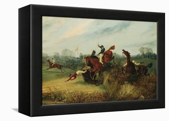 An Incident in the Lucas Winter Meeting-Henry Thomas Alken-Framed Premier Image Canvas