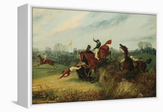 An Incident in the Lucas Winter Meeting-Henry Thomas Alken-Framed Premier Image Canvas