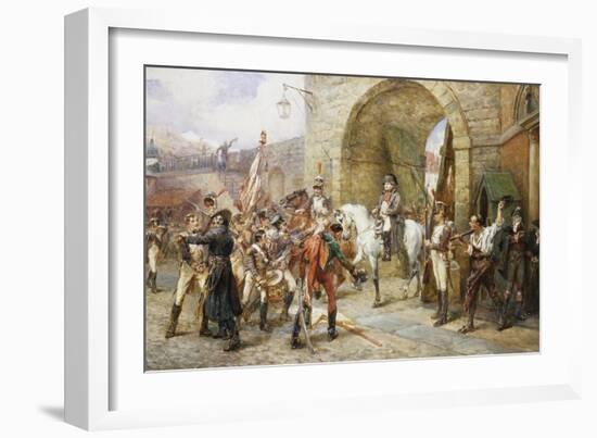 An Incident in the Peninsular War-Robert Alexander Hillingford-Framed Giclee Print