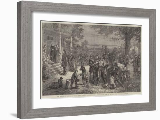 An Incident of General Sherman's March Through Georgia-Thomas Nast-Framed Giclee Print