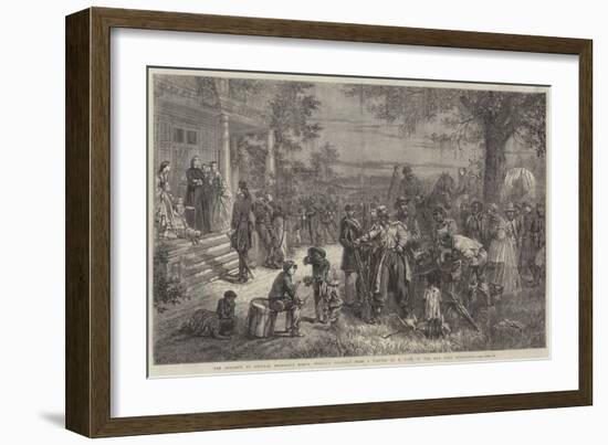 An Incident of General Sherman's March Through Georgia-Thomas Nast-Framed Giclee Print