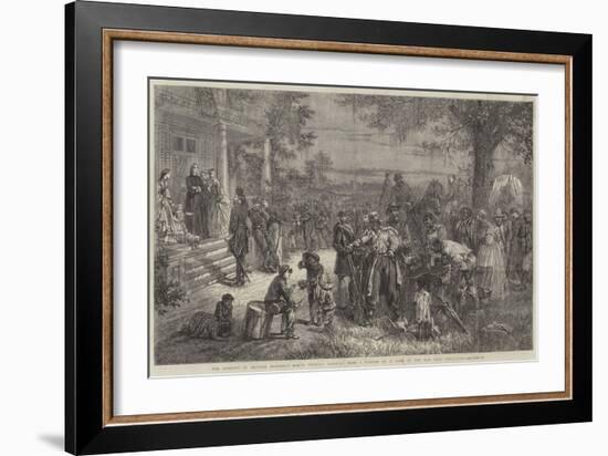 An Incident of General Sherman's March Through Georgia-Thomas Nast-Framed Giclee Print