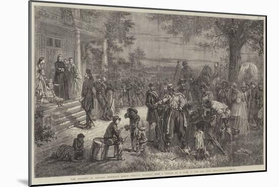An Incident of General Sherman's March Through Georgia-Thomas Nast-Mounted Giclee Print