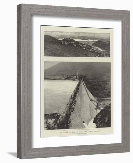 An Indian Engineering Feat, the Periyar Project-null-Framed Giclee Print