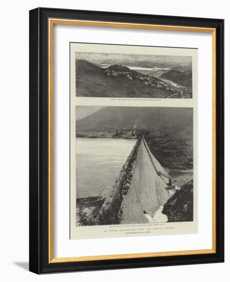 An Indian Engineering Feat, the Periyar Project-null-Framed Giclee Print