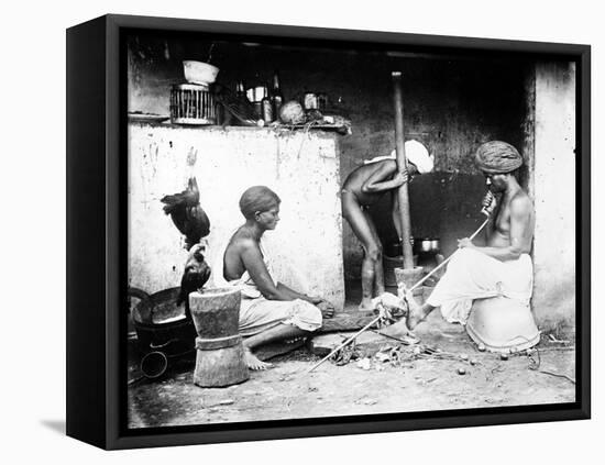 An Indian Kitchen, C.1870s-Willoughby Wallace Hooper-Framed Premier Image Canvas