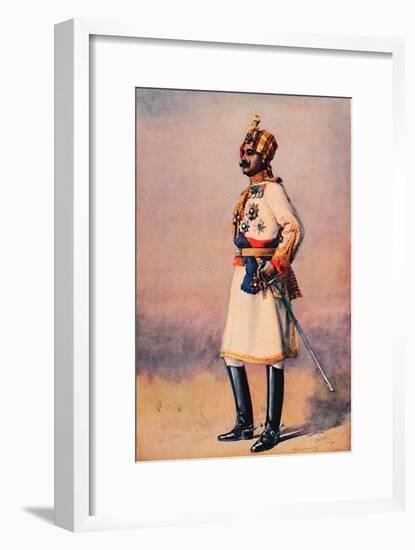 'An Indian Maharaja', 1913-AC Lovett-Framed Giclee Print